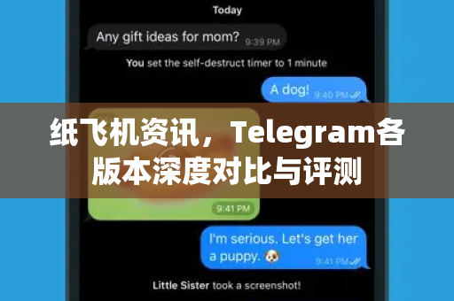纸飞机资讯，Telegram各版本深度对比与评测