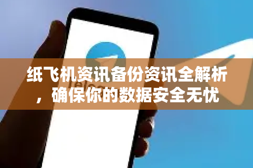 纸飞机资讯备份资讯全解析，确保你的数据安全无忧