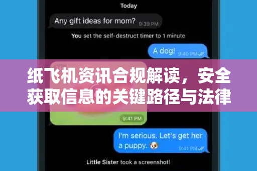 纸飞机资讯合规解读，安全获取信息的关键路径与法律边界