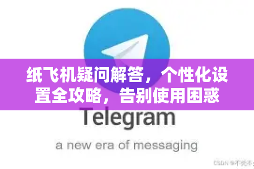 纸飞机疑问解答，个性化设置全攻略，告别使用困惑