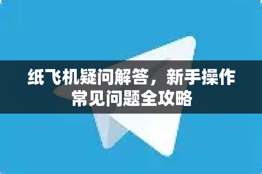 纸飞机疑问解答，新手操作常见问题全攻略