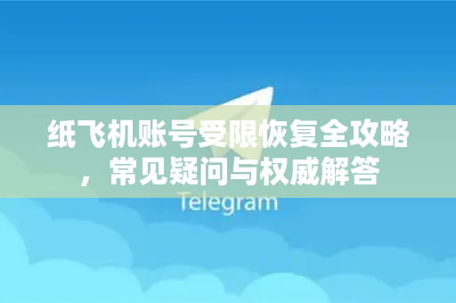 纸飞机账号受限恢复全攻略，常见疑问与权威解答
