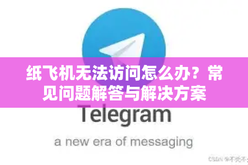 纸飞机无法访问怎么办？常见问题解答与解决方案