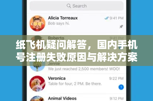 纸飞机疑问解答，国内手机号注册失败原因与解决方案全解析