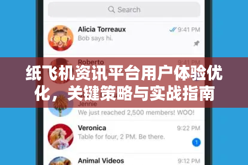 纸飞机资讯平台用户体验优化，关键策略与实战指南